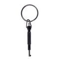 Black 3" Swivel Handcuff Key W/Split Ring